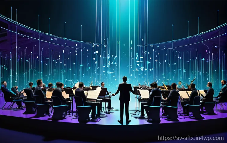 보안 오케스트레이션 자동화의 유용한 리소스 - **"The Cybersecurity Symphony: A SOAR Orchestration"**
    *   **Prompt:** A visually stunning, high...