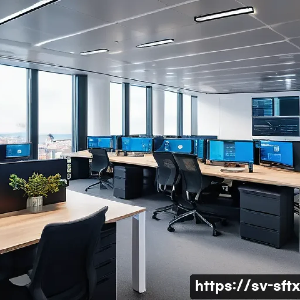 보안 오케스트레이션 자동화의 시스템 성능 측정 - A high-tech cybersecurity operations center in Stockholm, with a diverse team of Swedish analysts mo...