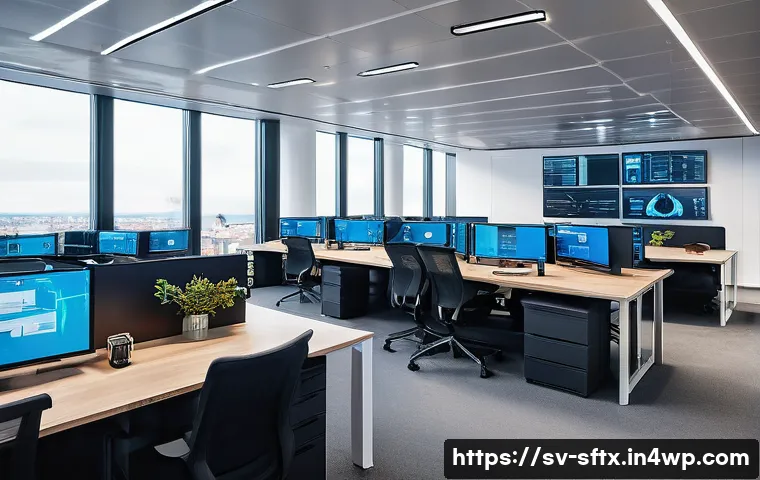 보안 오케스트레이션 자동화의 시스템 성능 측정 - A high-tech cybersecurity operations center in Stockholm, with a diverse team of Swedish analysts mo...