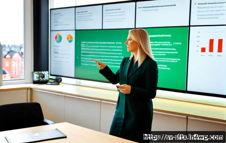 Home 17 보안 오케스트레이션 자동화의 KPI 설정 방법 - Photorealistic modern cybersecurity operations room in Stockholm, Swedish security analyst team revi...